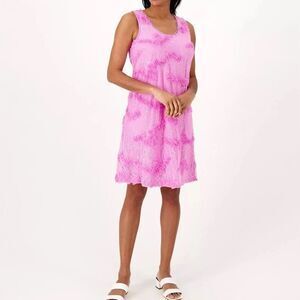 Isaac Mizrahi Pink orchid Lace sleeveless dress xl NWT/NIP